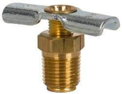 Eaton - Steel External Seat Drain Cock & Shutoff Valve - 1/8 Thread, 150 Max psi - Best Tool & Supply