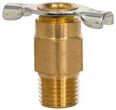 Eaton - Steel Internal Seat Drain Cock & Shutoff Valve - 1/4 Thread, 150 Max psi - Best Tool & Supply