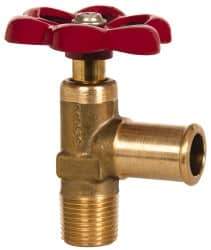 Eaton - 5/8" Pipe, Steel Shutoff Drain Cock & Shutoff Valve - 3/8 Thread, 150 Max psi - Best Tool & Supply