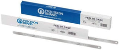 Precision Brand - 0.007 Inch Thick x 1/2 Inch Wide x 12 Inch Leaf Length, Parallel Feeler Gage - High Carbon Steel - Best Tool & Supply