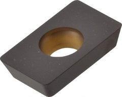 Kennametal - XDCW150308 Grade KCPK30 Carbide Milling Insert - TiN/TiCN/Al2O3 Finish, 0.1252" Thick, 0.8mm Corner Radius - Best Tool & Supply