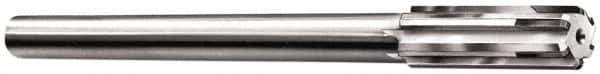 Made in USA - 0.676" Carbide-Tipped 6 Flute Chucking Reamer - Straight Flute, 9/16" Straight Shank, 2-1/4" Flute Length, 9" OAL - Best Tool & Supply