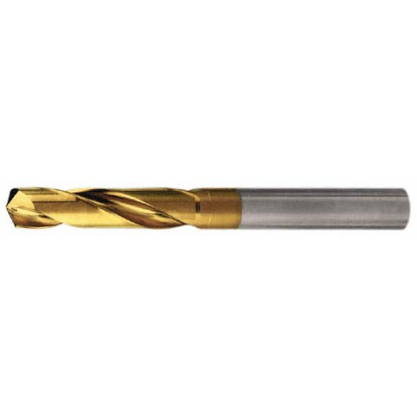 Walter-Titex - 0.5906" 140° Spiral Flute Solid Carbide Screw Machine Drill Bit - Best Tool & Supply