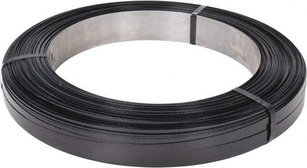 Made in USA - 3,087' Long x 1/2" Wide, Oscillated Coil Steel Strapping - 1,170 Lb Capacity, 0.02" Thick - Best Tool & Supply