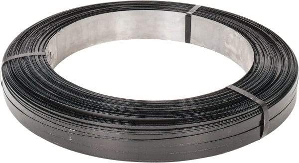 Made in USA - 2,688' Long x 1/2" Wide, Oscillated Coil Steel Strapping - 1,300 Lb Capacity, 0.023" Thick - Best Tool & Supply