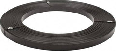 Made in USA - 851' Long x 1-1/4" Wide, Ribbon Wound Coil Steel Strapping - 5,250 Lb Capacity, 0.029" Thick - Best Tool & Supply