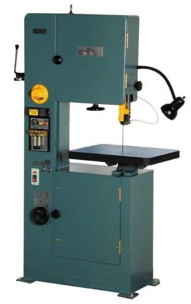 Enco - 14" Throat Capacity, Variable Speed Pulley Vertical Bandsaw - 1 hp - Best Tool & Supply