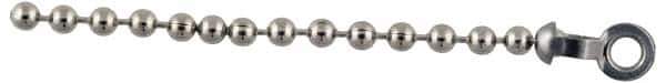 Made in USA - 13/32 Inch Long Stainless Steel End Coupling - For Trade Size Number 6 Ball Chains - Best Tool & Supply