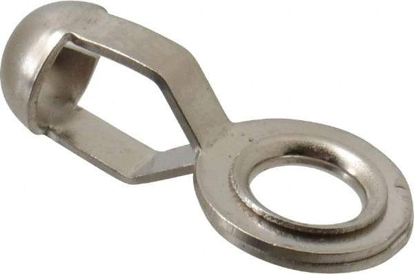 Made in USA - 1/2 Inch Long Nickel Plated Brass End Coupling - For Trade Size Numbers 8 and 10 10 Ball Chains - Best Tool & Supply