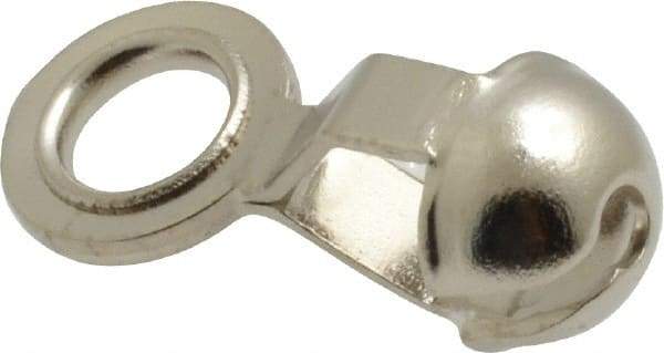 Made in USA - 11/16 Inch Long Nickel Plated Brass End Coupling - For Trade Size Number 13 Ball Chains - Best Tool & Supply