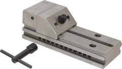 Starrett - 3" Jaw Width, 4" Jaw Opening Capacity, 1-1/4" Jaw Height, Toolmaker's Vise - Flat Jaw, 0.005mm Parallelism, 0.0051mm Squareness, 7-1/2" OAL x 2-1/2" OAH - Best Tool & Supply