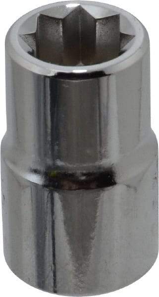 Proto - 7/16", 1/2" Drive, Standard Hand Socket - 8 Points, 1-7/16" OAL, Alloy Steel, Chrome Finish - Best Tool & Supply