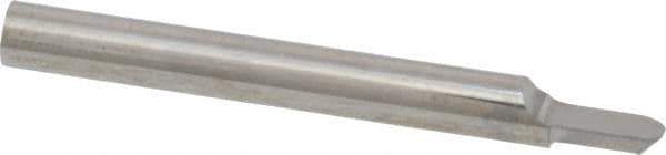 Accupro - 5/32" Shank Diam, 1-1/2" OAL, 5/32" Cut Diam, Ball Engraving Cutter - 3/16" LOC, 1 Flute, Right Hand Cut, Micrograin Solid Carbide, Uncoated - Best Tool & Supply