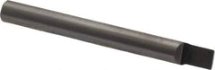 Accupro - 5/32" Shank Diam, 1-1/2" OAL, 5/32" Cut Diam, Square Engraving Cutter - 3/16" LOC, 0.1563" Tip Diam, 1 Flute, Right Hand Cut, Micrograin Solid Carbide, Uncoated - Best Tool & Supply