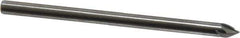 Made in USA - 3/32" Shank Diam, 5 Flute 60° Solid Carbide Countersink - Bright Finish, 1-1/2" OAL, Right Hand Cut - Best Tool & Supply