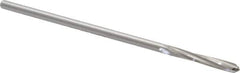 Alvord Polk - 1/8" High Speed Steel 4 Flute Chucking Reamer - Spiral Flute, 0.119" Straight Shank, 7/8" Flute Length, 3-1/2" OAL - Best Tool & Supply