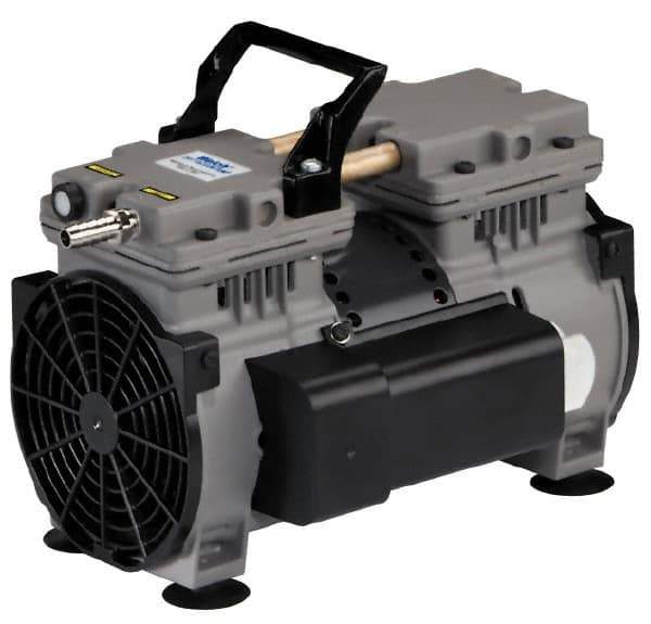 Welch Vacuum - 1/3 hp Rotary Vane Vaccum Pump - 115 Volts, 2.3 CFM, 11.7" Long x 7.2" Wide x 9-1/2" High - Best Tool & Supply