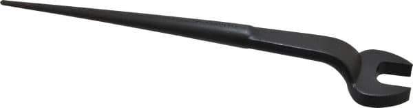 Proto - 1-1/4" Standard Spud Handle Open End Wrench - 19-1/2" OAL, Single End, Black Finish - Best Tool & Supply