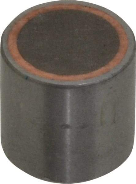 Mag-Mate - 10-32 Thread, 1/2" Diam, 1/2" High, 8 Lb Average Pull Force, Neodymium Rare Earth Pot Magnet - 0.15" Deep Tapped Hole, Steel Pot, Uninsulated - Best Tool & Supply