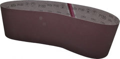 Abrasive Belt: 6″ Width, 180 Grit, Aluminum Oxide Coated, X Weighted, Series 241D