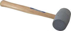 Vaughan Bushnell - 1-1/4 Lb Head Rubber Mallet - 10-5/8" OAL, Wood Handle - Best Tool & Supply