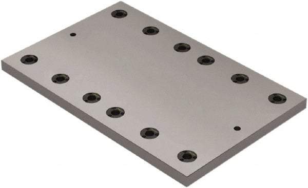 Jergens - 25" Long x 16" Wide Steel Fixture Plate - 1.13" Plate Thickness - Best Tool & Supply