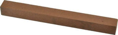 Norton - 6" Long x 5/8" Wide x 5/8" Thick, Aluminum Oxide Sharpening Stone - Square, Medium Grade - Best Tool & Supply