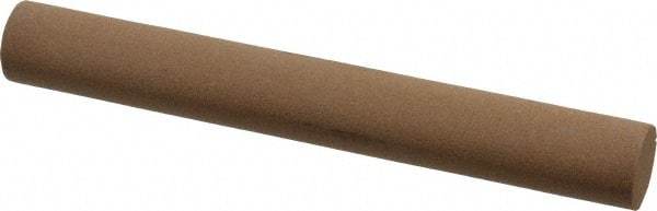 Norton - 6" Long x 3/4" Diam x 3/4" Thick, Aluminum Oxide Sharpening Stone - Round, Medium Grade - Best Tool & Supply