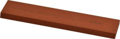 Norton - 5" Long x 1" Wide x 3/16" Thick, Aluminum Oxide Sharpening Stone - Rectangle, Fine Grade - Best Tool & Supply