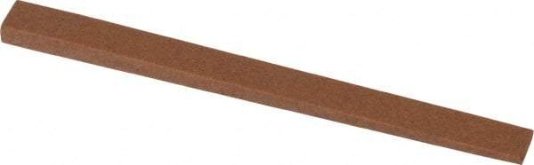 Norton - 4" Long x 5/16" Wide x 1/8" Thick, Aluminum Oxide Sharpening Stone - Taper, Medium Grade - Best Tool & Supply