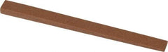 Norton - 4" Long x 5/16" Wide x 1/8" Thick, Aluminum Oxide Sharpening Stone - Taper, Medium Grade - Best Tool & Supply