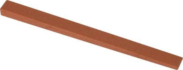 Norton - 4" Long x 5/16" Wide x 5/16" Thick, Aluminum Oxide Sharpening Stone - Taper, Fine Grade - Best Tool & Supply