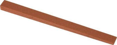 Norton - 4" Long x 5/16" Wide x 5/16" Thick, Aluminum Oxide Sharpening Stone - Taper, Fine Grade - Best Tool & Supply