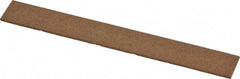 Norton - 4" Long x 1/2" Wide x 1/16" Thick, Aluminum Oxide Sharpening Stone - Taper, Medium Grade - Best Tool & Supply