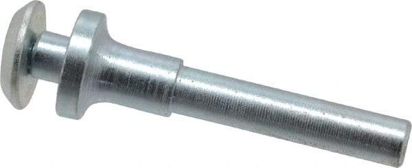 Value Collection - 1/4" Hole, Wheel Mandrel - 2-1/8" OAL, 3/8" Max Wheel Width, 1/4" Shank Diam - Best Tool & Supply