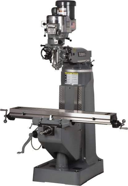 Bridgeport - 42" X-Axis Travel, 9" Z-Axis Travel, DRO System - Calculator Function - Best Tool & Supply