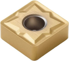 Seco - SNMG432 MR3 Grade CP200 Carbide Turning Insert - TiAlN/TiN Finish, 90° Square, 1/2" Inscr Circle, 3/16" Thick, 1/32" Corner Radius - Best Tool & Supply