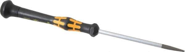 Wera - Electronic/Electrostatic Slotted Screwdriver - Round Shank, Ergonomic Handle - Best Tool & Supply