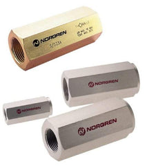 Norgren - 1-1/2" NPT High Flow Air Fuse - 0 to 232 psi, Shutoff Valve & Aluminum Material - Best Tool & Supply