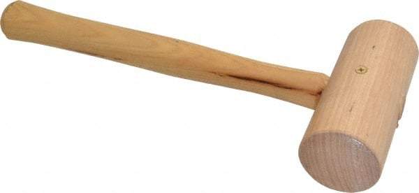 Garland - 1-1/4 Lb Head Wooden Mallet - 13-1/2" Long Wood Handle - Best Tool & Supply