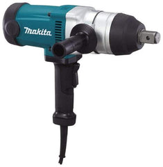 Makita - 1" Drive, 738 Ft/Lb Torque, Pistol Grip Handle, 1,400 RPM, Impact Wrench - 12 Amps, 120 Volts - Best Tool & Supply