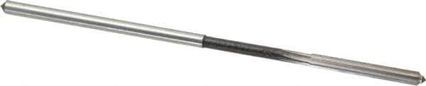 Interstate - 0.137" High Speed Steel 6 Flute Chucking Reamer - Straight Flute, 0.135" Straight Shank - Best Tool & Supply