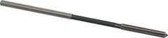 Interstate - 0.168" High Speed Steel 6 Flute Chucking Reamer - Straight Flute, 0.1595" Straight Shank - Best Tool & Supply