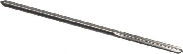 Interstate - 0.2045" High Speed Steel 6 Flute Chucking Reamer - Straight Flute, 0.2016" Straight Shank - Best Tool & Supply