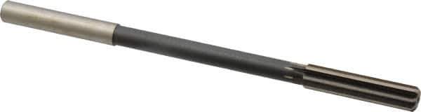 Interstate - 0.409" High Speed Steel 8 Flute Chucking Reamer - Straight Flute, 0.373" Straight Shank - Best Tool & Supply