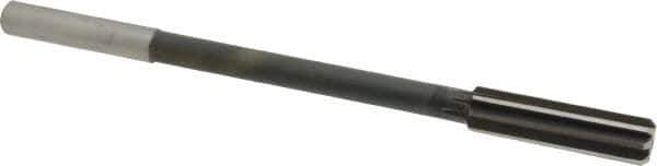 Interstate - 0.561" High Speed Steel 8 Flute Chucking Reamer - Straight Flute, 0.4355" Straight Shank - Best Tool & Supply