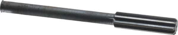 Interstate - 0.579" High Speed Steel 8 Flute Chucking Reamer - Straight Flute, 0.4355" Straight Shank - Best Tool & Supply