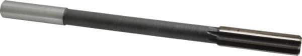 Interstate - 0.624" High Speed Steel 8 Flute Chucking Reamer - Straight Flute, 9/16" Straight Shank - Best Tool & Supply