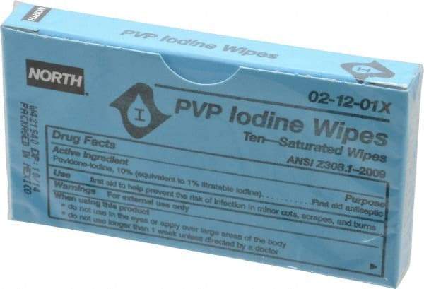 North - Antiseptic Wipe - Packet, PVP Iodine - Best Tool & Supply