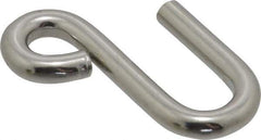 Ronstan - 13/32" Opening, 316 Stainless Steel Electropolished S-Hook - 550 Lb Capacity, 1/4" ID, 3/16" Wire, 1-3/4" OAL - Best Tool & Supply